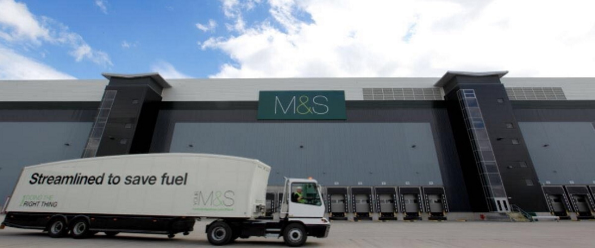 M&S lorry